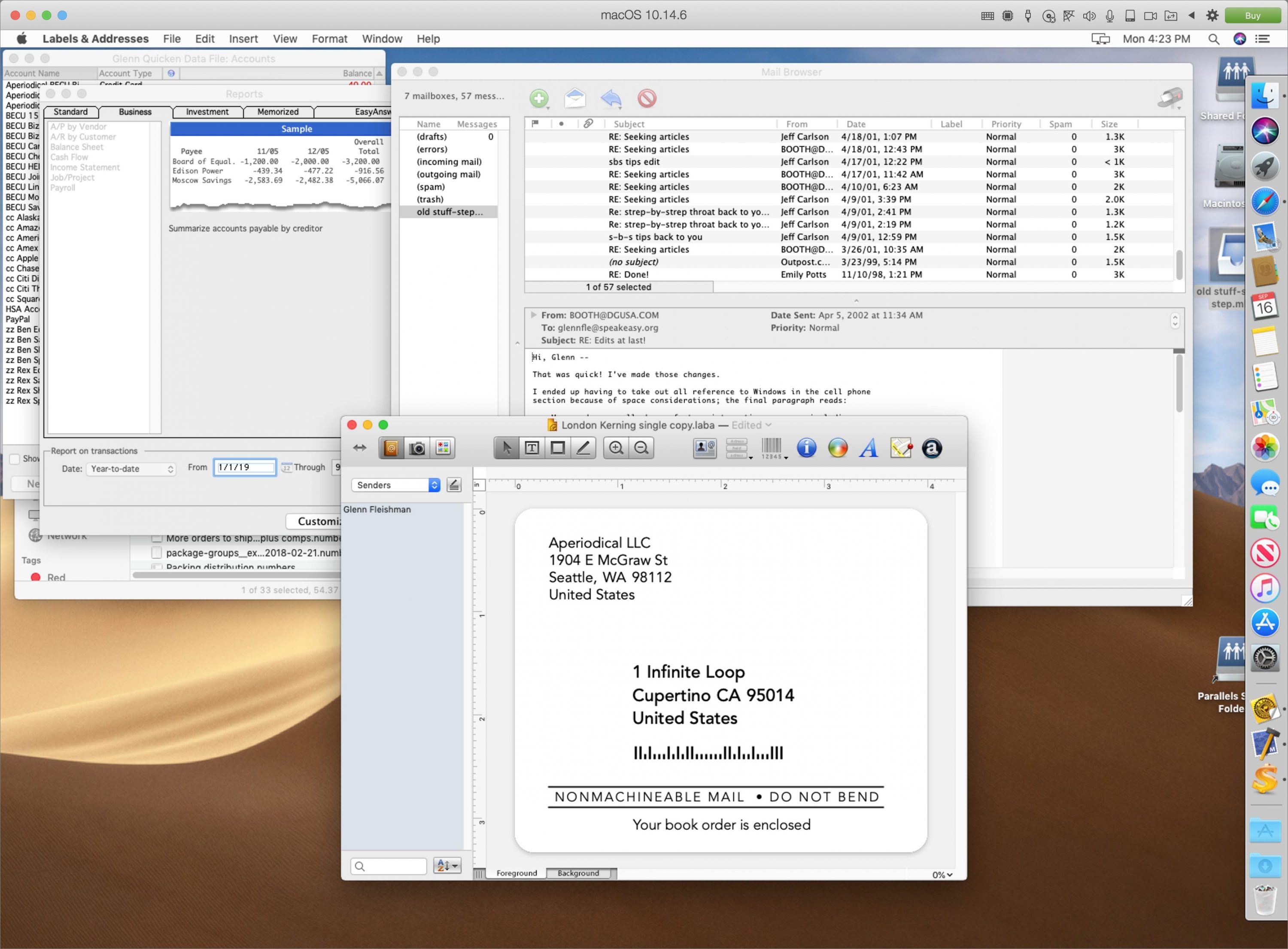 how to make mailing labels on mac